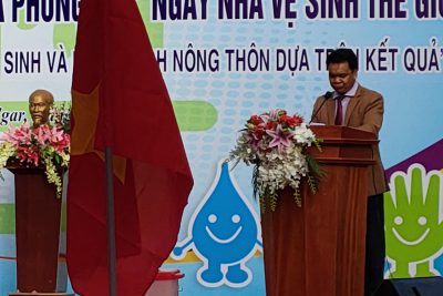 Mít tinh hưởng ứng Ngày thế giới rửa tay với xà phòng và Ngày nhà vệ sinh thế giới năm 2021.